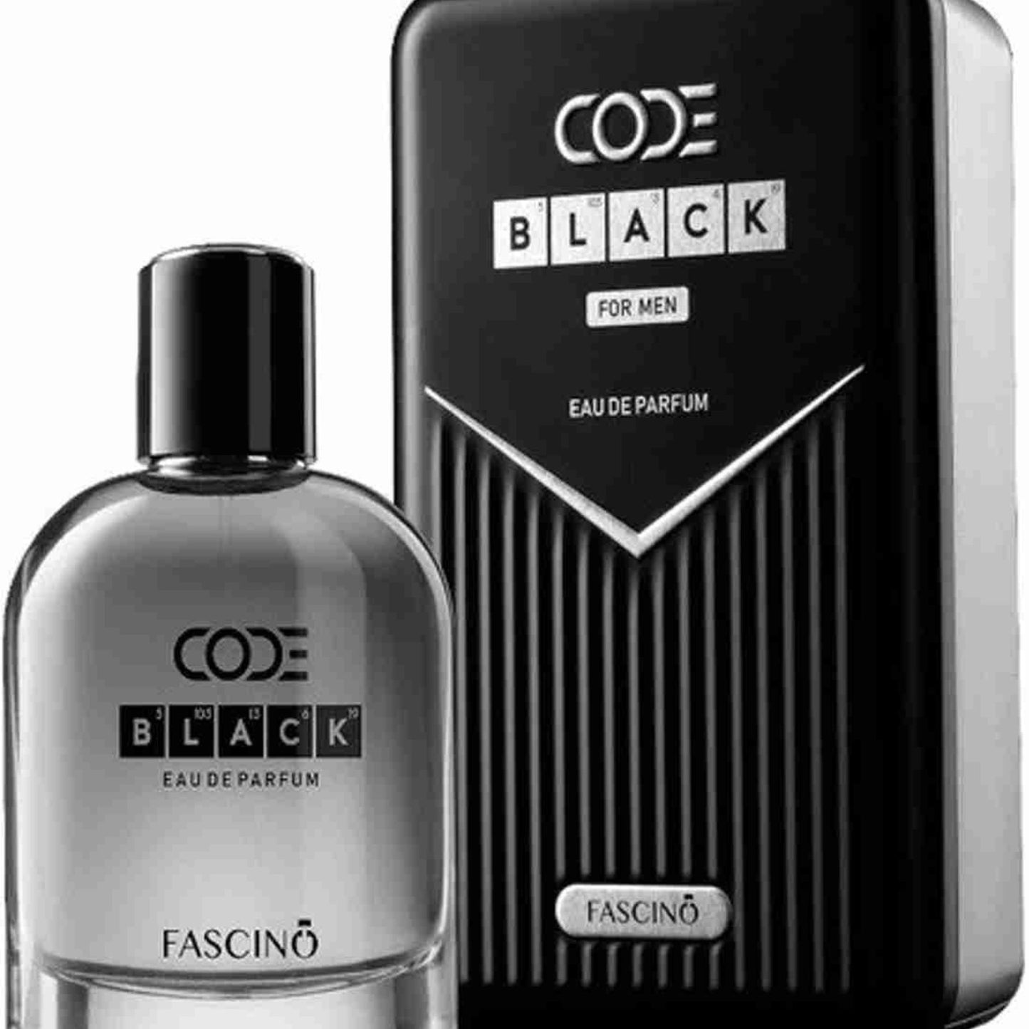 Fascino Code Black Perfume for Men – Eau de Parfum 100ml