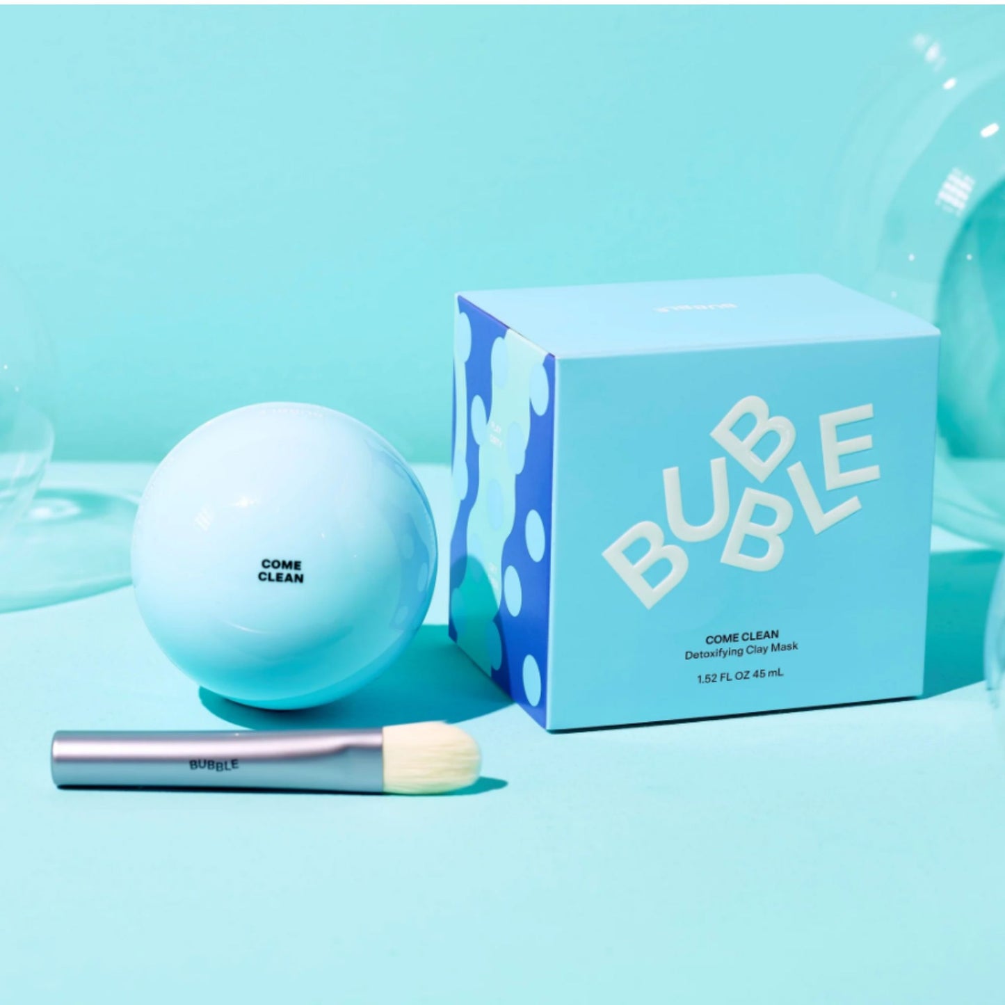 Bubble Skincare Clay Face Mask – Deep Clean & Detox, 45ml